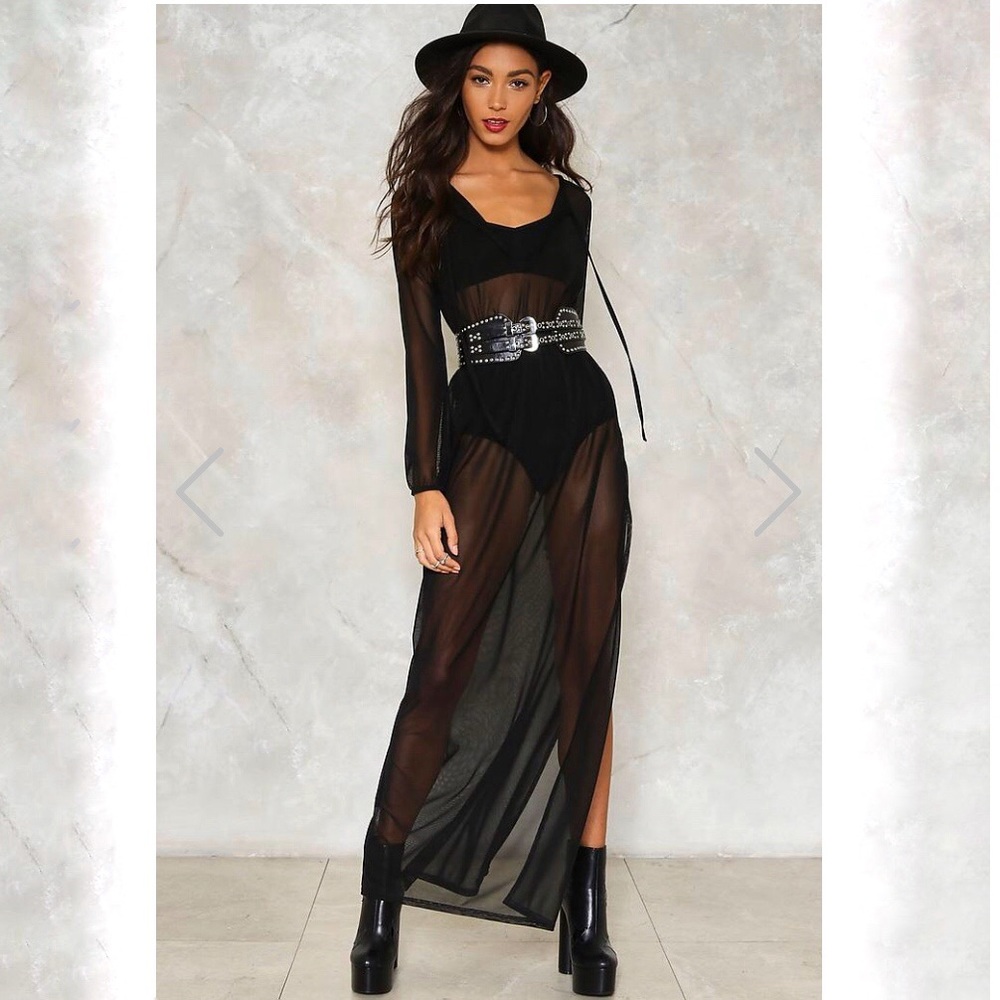 Nasty Gal Travel Lightly Mesh Dress